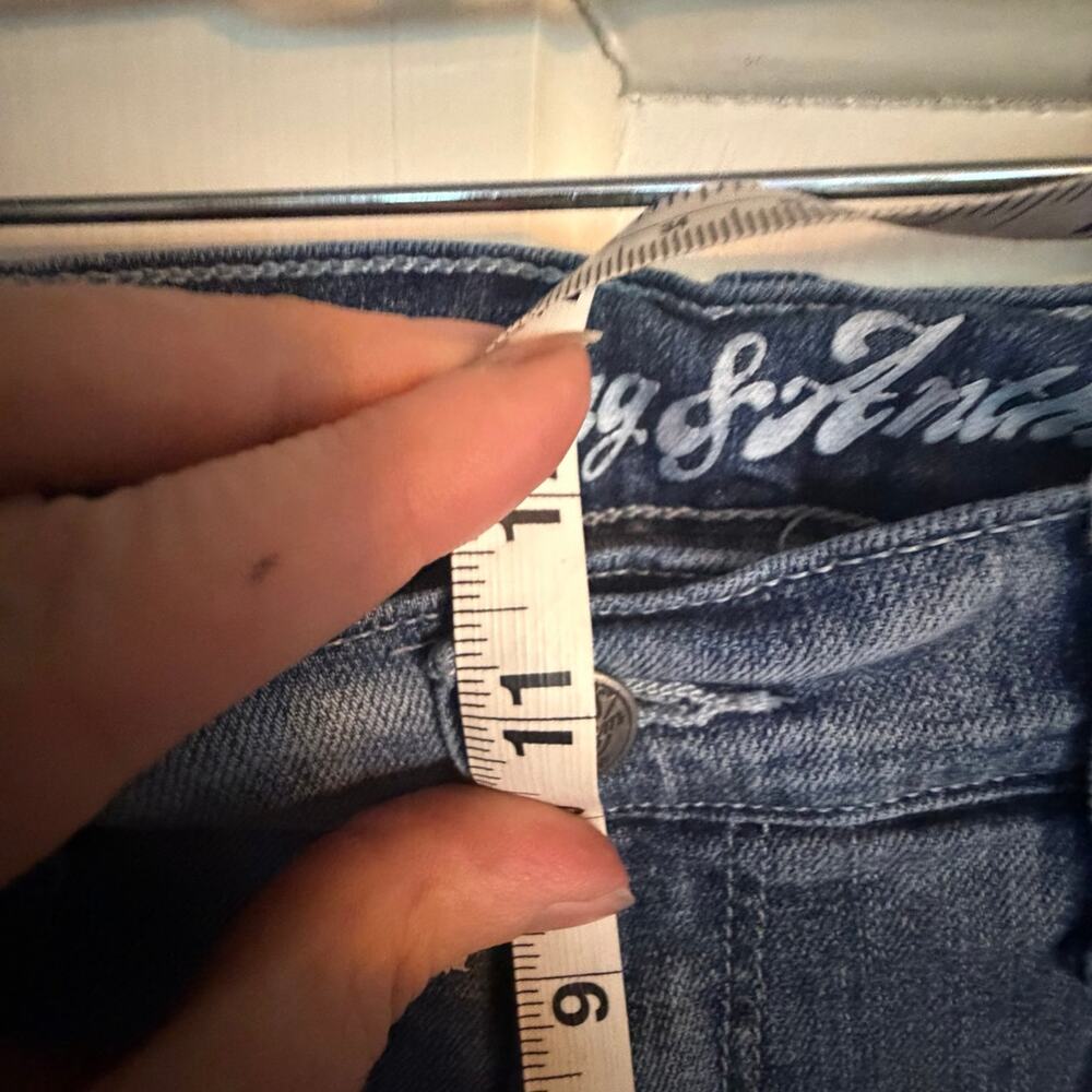 Flag & Anthem Men's 30/30 Blue Straight Leg Denim Jeans - Picture 5 of 7